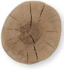 Beistelltisch Block rund, Kernesche massiv, Schwarz, 29 x 29 x 38 cm Bild 4