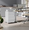 Songmics Rollcontainer abschließbar mit 4 Schubladen, Stahl wolkenweiß, 45,1 x 39 x 69,3 cm Bild 2