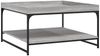 vidaXL Couchtisch Grau Sonoma 80x80x45 cm Holzwerkstoff und Eisen 832816 Bild 2
