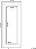 Wandspiegel gold rechteckig 51x141 cm ASPEN Bild 2