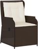 vidaXL Gartenbank 2 pcs Braun Poly-Rattan 3394486 Bild 4