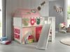 Vipack 'Scotty' Spielbett inkl. Lattenrost, Rutsche, Textilset und Leiter in Kiefer Weiß, Spring Bild 2