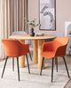 Esszimmerstuhl 2er Set ELIM Orange Bild 3