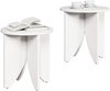 vidaXL Couchtisch 2 pcs Weiß 873545 Bild 3