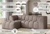 OTTO home Ecksofa TUURE L-Form, Verlässliche Qualität, moderne Steppung, Breite 255cm, Bubble Optik, moderne Steppung, hoher Sitzkomfort, Wellenunterfederung Bild 3
