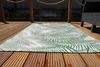 Outdoor-Teppich geflochten Blätter grün 150x90cm Terrasse Balkon Garten Teppich Bild 2