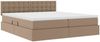 vidaXL Aufbewahrungsbett Cappuccino 180 x 200 cm Kunstleder 3370908 Bild 5