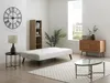 Vente-unique - CLOSIPA Sofa Stoff Beige - B 91 cm x H 85 cm x L 182 cm Bild 3
