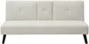 Vente-unique - CLOSIPA Sofa Stoff Beige - B 91 cm x H 85 cm x L 182 cm Bild 4