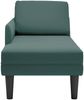 vidaXL Chaiselongue mit Kissen und Rechter Armlehne Dunkelgrün Samt 4009809 Bild 4