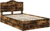 vidaXL Bettrahmen Geräucherte Eiche 120 x 200 cm Ingenieurs Holz 3413433 Bild 4