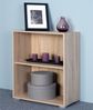 Casaria® Bücherregal Eiche 2x Holz 2 Fächer Bild 2