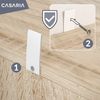 Casaria® Bücherregal Eiche 2x Holz 2 Fächer Bild 5