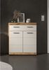 welltime Unterschrank SIENA, Breite 74cm, 2 Tür, 1 Schubkasten, 2 Fächer, MDF-Front (TOPSELLER) in verschiedenen Farben erhältlich, Badmöbel, Badschrank, Kommode, Bad Bild 2