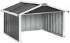 vidaXL Mähroboter Garage, Verzinkter Stahl, 92 x 97 x 63 cm, Anthrazit Bild 2