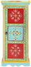 vidaXL Highboard Handbemalt 40x30x90 cm Mango Massivholz 323536 Bild 3