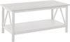 loft24 Couchtisch Tulle, Wohnzimmertisch rechteckig, Kiefer weiß, Landhausstil, Breite 112 cm Bild 4