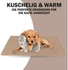 Bestlivings Tierdecke gesteppte Haustierdecke S-XL, Polyester, Haustiermatte - perfekt für Katzen bis große Hunde - Steppdecke Bild 4