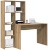 vidaXL Schreibtisch Artisan-Eiche 138,5 x 55 x 143 cm Holzwerkstoff 3337256 Bild 3