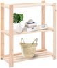 vidaXL Lagerregale 3 Böden 3 Stk. 80x38x90cm Massivholz Kiefer 150kg 3051118 Bild 2