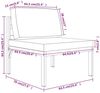 vidaXL 8-tlg. Garten-Lounge-Set mit Kissen Aluminium Anthrazit 3107797 Bild 2