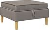 vidaXL Sofa-Hocker mit Stauraum Taupe Stoff 42027128 Bild 2