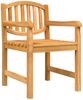 vidaXL 5-tlg. Garten-Essgruppe Massivholz Teak 3157927 Bild 4