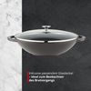MEISTERKOCH Premium Wokpfanne | 37 cm, 6 l Volumen | Profi-Pfanne aus emailliertem Gusseisen induktionsgeeignet, spülmaschinengeeignet | für alle Herdarten und Ofen geeignet Bild 5