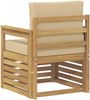 vidaXL 2 Stück Outdoor-Sofagarnitur Polyester Weiß und Beige 3439085 Bild 5