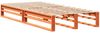 vidaXL Massivholzbett ohne Matratze Wachsbraun 90x200 Kiefernholz 850835 Bild 3