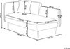 Linksseitige Chaiselongue CHEVANNES Bouclé Senfgelb Bild 2