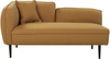 Linksseitige Chaiselongue CHEVANNES Bouclé Senfgelb Bild 4