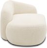 DOMO. collection Recamiere 700013, Liege mit Zierkissen, oval, Füße mit Filzgleitern, Chaiselongue, Sofa, Polstergarnitur, 183 x 105 x 75 (BxTxH), beige Bild 4