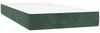 vidaXL Boxspringbett mit Matratze Dunkelgrün 80x200 cm Samt 3137992 Bild 5