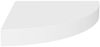 vidaXL Eck-Schweberegal Weiß 25x25x3,8 cm MDF 323895 Bild 2