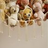 FOUORTUNATE-BEE Hängekorb Plüschtier Hängematte Ecknetz für Kinderzimmer Deko Mehrere Farben, Handgewebtes Spielzeugnetz zur Aufbewahrung von Kuscheltieren Bild 2