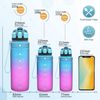 Niggeey Sport Trinkflasche 700ml Auslaufsicher BPA-frei Tritan Zeitmarkierung Bild 5