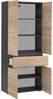 Home affaire Hochschrank Wisla mit 4 Türen & 1 Schublade, Breite 76 cm, Höhe 180 cm Bild 4