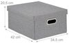 Relaxdays Aufbewahrungsbox mit Deckel 2er Set Bild 5