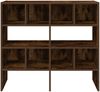 vidaXL Schuhregale 2 Stk. Stapelbar Räuchereiche 89,5x30x40 cm 858848 Bild 4