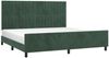 vidaXL Bettgestell ohne Matratze Dunkelgrün 200x200 cm Samt 3125900 Bild 3