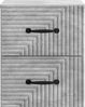 vidaXL Wandmontierter Nachttisch Betongrau 34,5 x 33 x 40 cm 898641 Bild 4