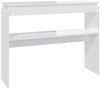 vidaXL Konsolentisch Hochglanz-Weiß 102x30x80 cm Holzwerkstoff 808329 Bild 2