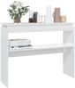vidaXL Konsolentisch Hochglanz-Weiß 102x30x80 cm Holzwerkstoff 808329 Bild 5