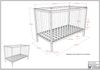 Babybett >Dino< in Buche Anthrazit, Massivholz - 124,4x84,4x65,4cm (BxHxT) Bild 4
