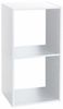 Dekoregal, weiß, 2 Fächer, Höhe 67,6 cm Bild 2