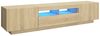 vidaXL TV-Schrank mit LED-Leuchten Sonoma-Eiche 180x35x40 cm 3081900 Bild 2