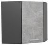 Eckhängeschrank R-Line Beton 57 cm Vicco Bild 4