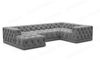 Sofa Dreams Wohnlandschaft Designer Stoff Sofa Palma U Form Samtstoff Stoffsofa Bild 4