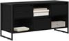 vidaXL TV-Schränk Schwarz Eichen-Optik 100 x 36 x 49,5 cm 886504 Bild 3